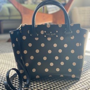 Kate Spade Bag, Polka Dot w/ removable crossbody strap